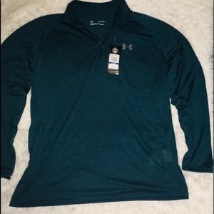 Under Armour Dark Teal 1/4 Zip Long Sleev Men’s XL